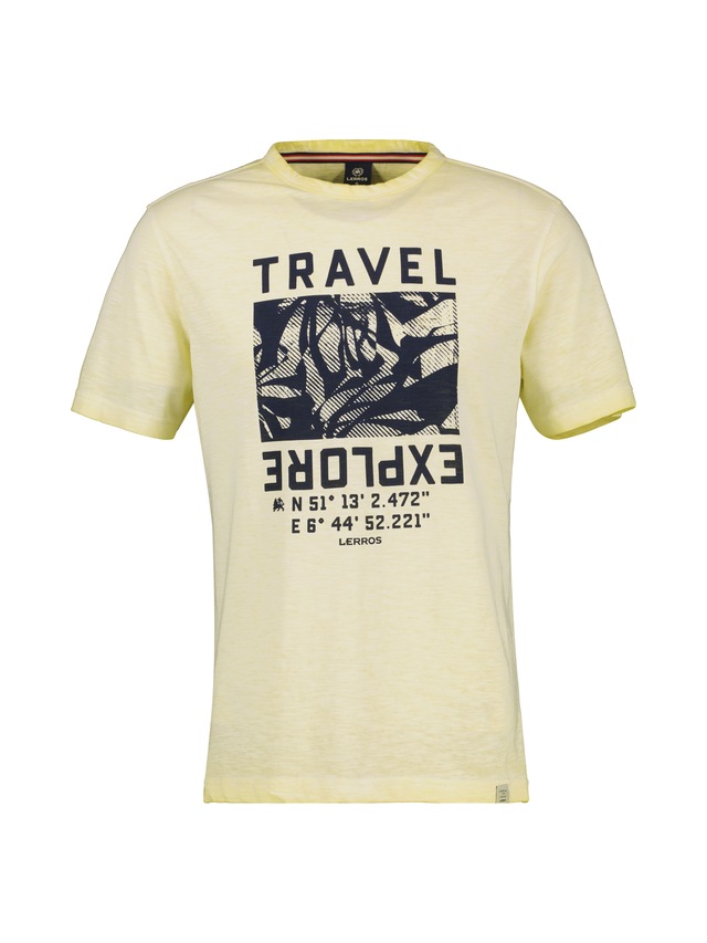 LERROS T-Shirt »Modisches Herren T-Shirt mit Brustprint«