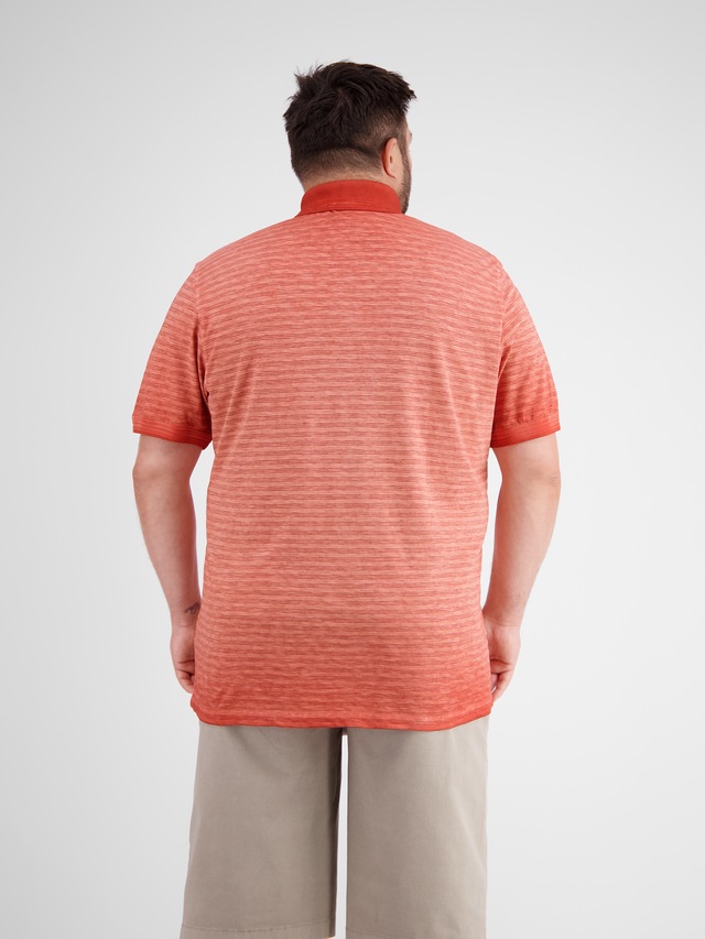 LERROS Poloshirt »Gestreiftes Poloshirt in Großen Größen«