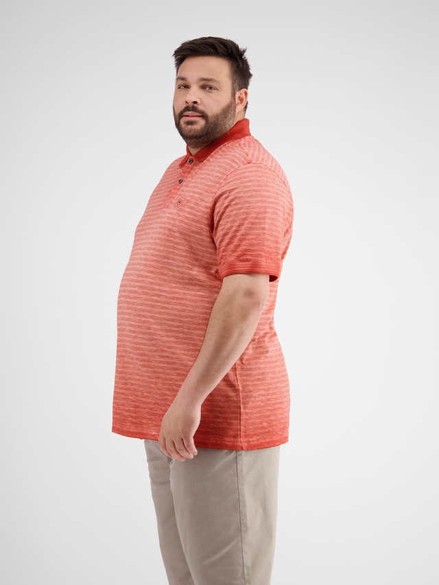 LERROS Poloshirt »Gestreiftes Poloshirt in Großen Größen«