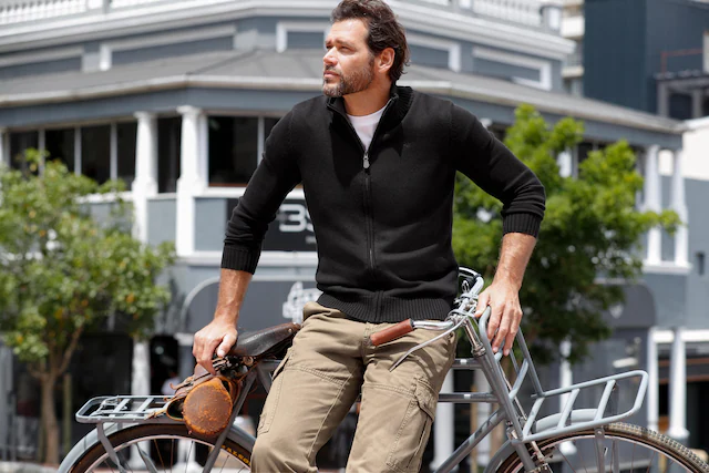 Man's World Cargohose mit aufgesetzten Taschen
