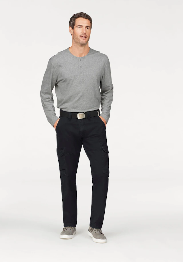 Man's World Cargohose mit aufgesetzten Taschen