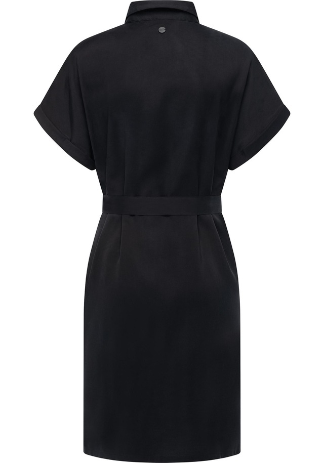 Ragwear Blusenkleid »Manilla« Ohne Taschen Kurzarm Midikleid mit Taillengürtel