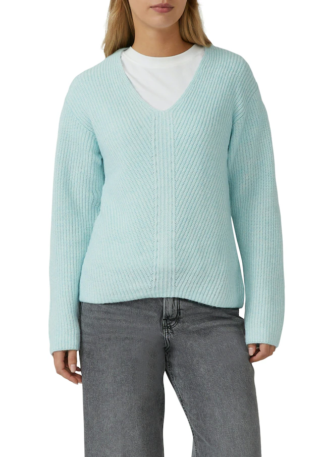 s.Oliver Strickpullover mit Struktur Muster