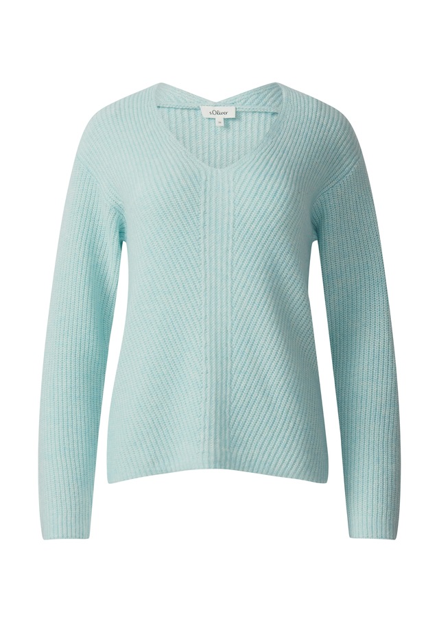 s.Oliver Strickpullover mit Struktur Muster