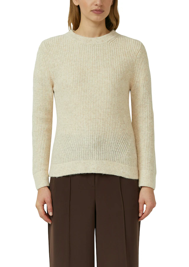 s.Oliver Strickpullover aus Wollmix und mit Strickmuster