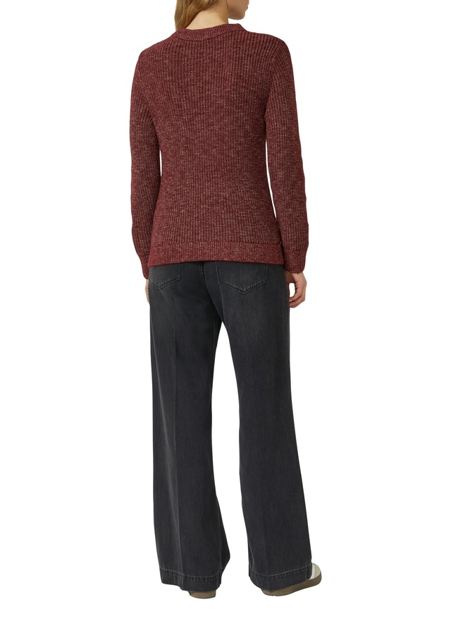 s.Oliver Strickpullover aus Wollmix und mit Strickmuster