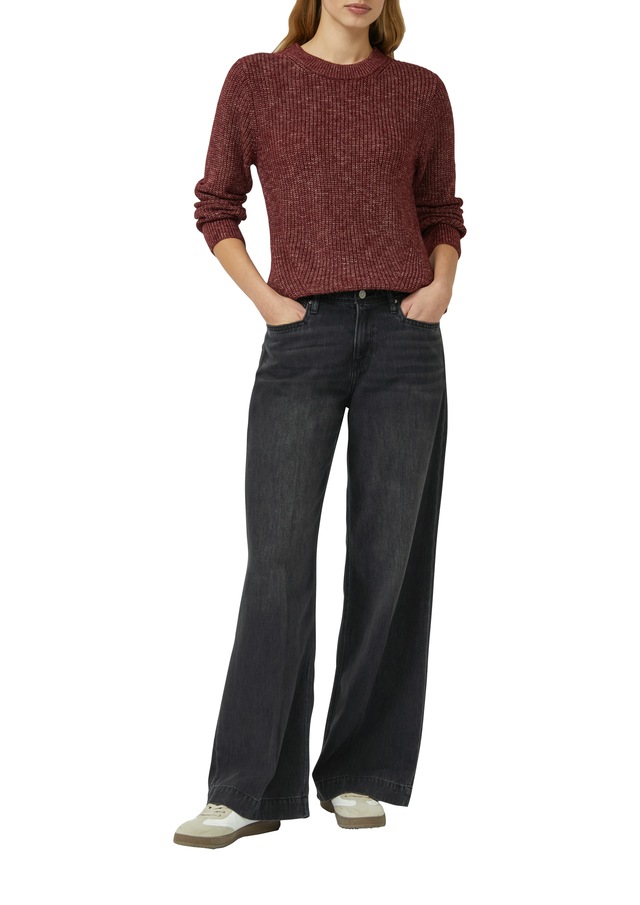 s.Oliver Strickpullover aus Wollmix und mit Strickmuster