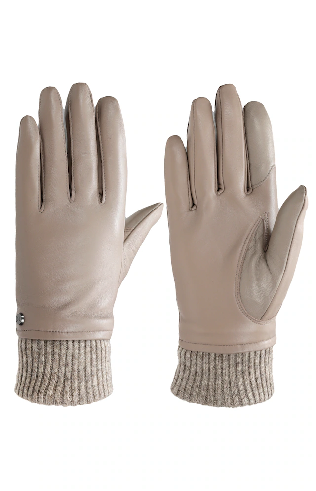 PEARLWOOD Lederhandschuhe »ARMA« mit Wollanteil, weiches Innenfutter aus Fleece