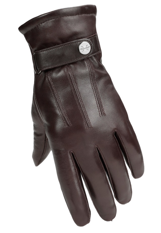 PEARLWOOD Lederhandschuhe »BROOKS« weiches Innenfutter, Wollanteil, verstellbarer Lederriegel