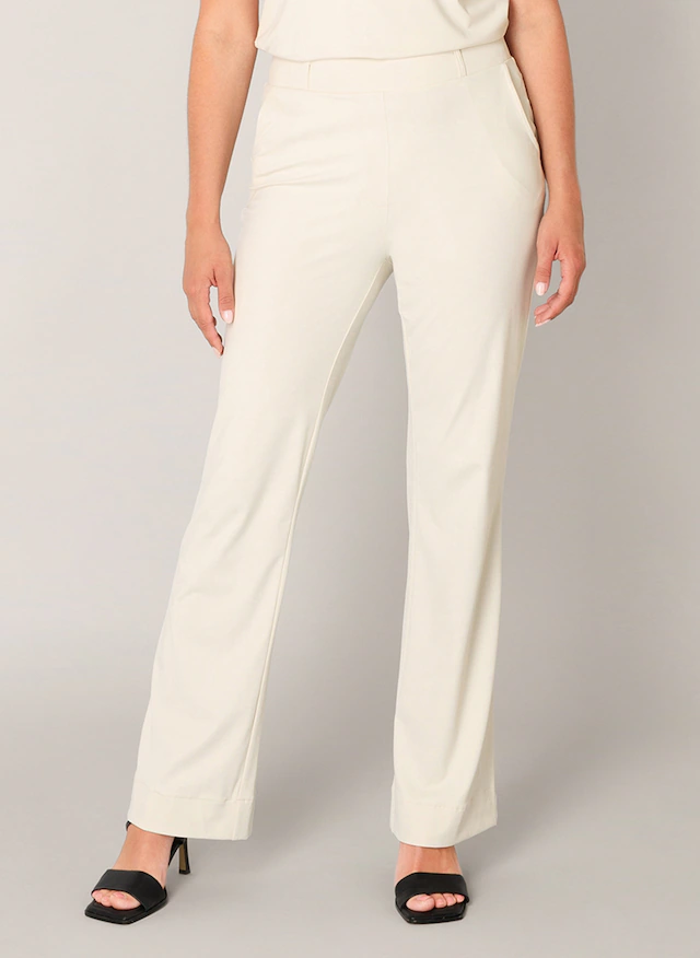 Base Level Stoffhose »Tori« Sommerhose mit ausgestelltem Bein und Stretch