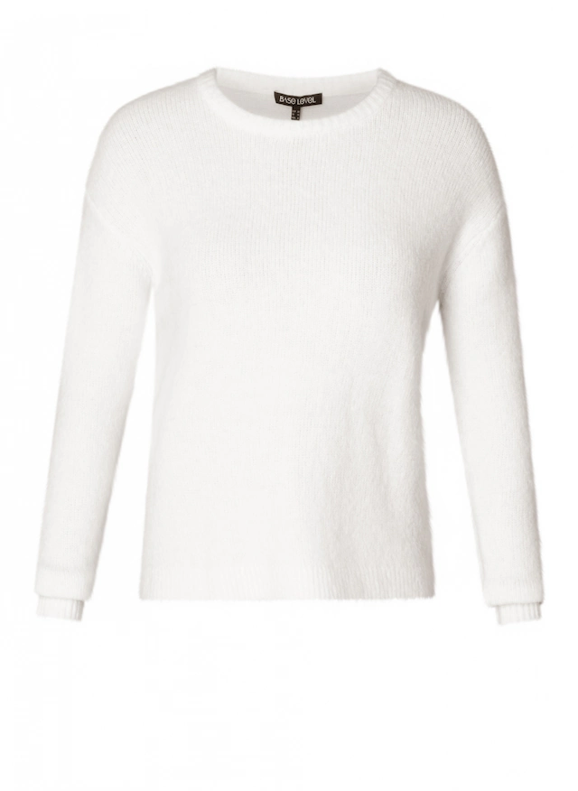 Base Level Curvy Strickpullover »Yanara« mit Wolle und Elasthan