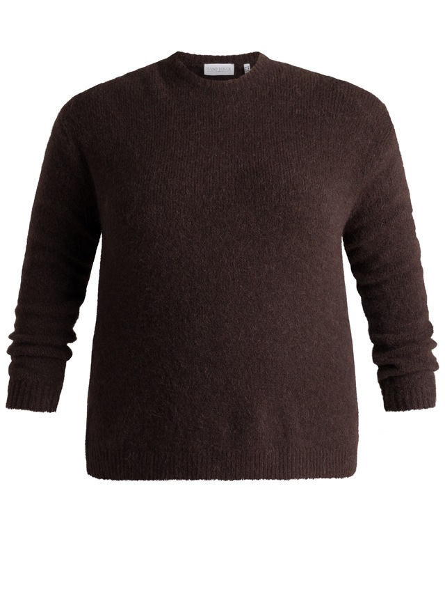 Base Level Curvy Strickpullover »Yanara« mit Wolle und Elasthan