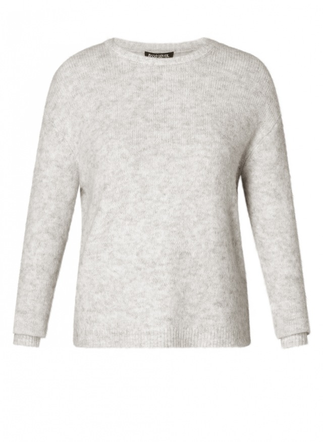 Base Level Curvy Strickpullover »Yanara« mit Wolle und Elasthan