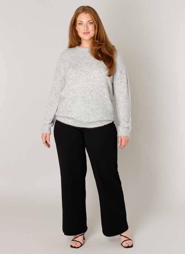 Base Level Curvy Strickpullover »Yanara« mit Wolle und Elasthan