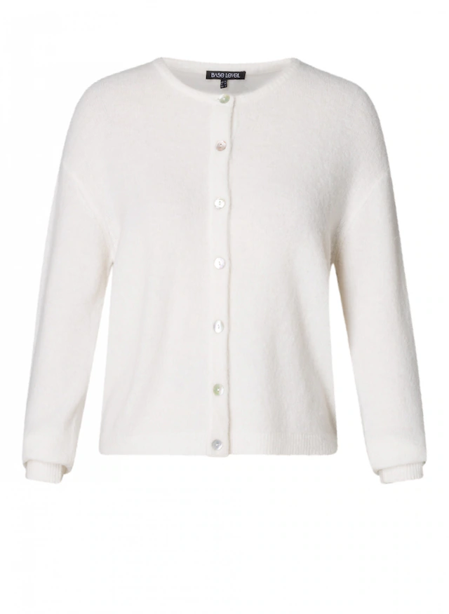 Base Level Cardigan »Yuli« mit Woll-Anteil und Knopfleiste