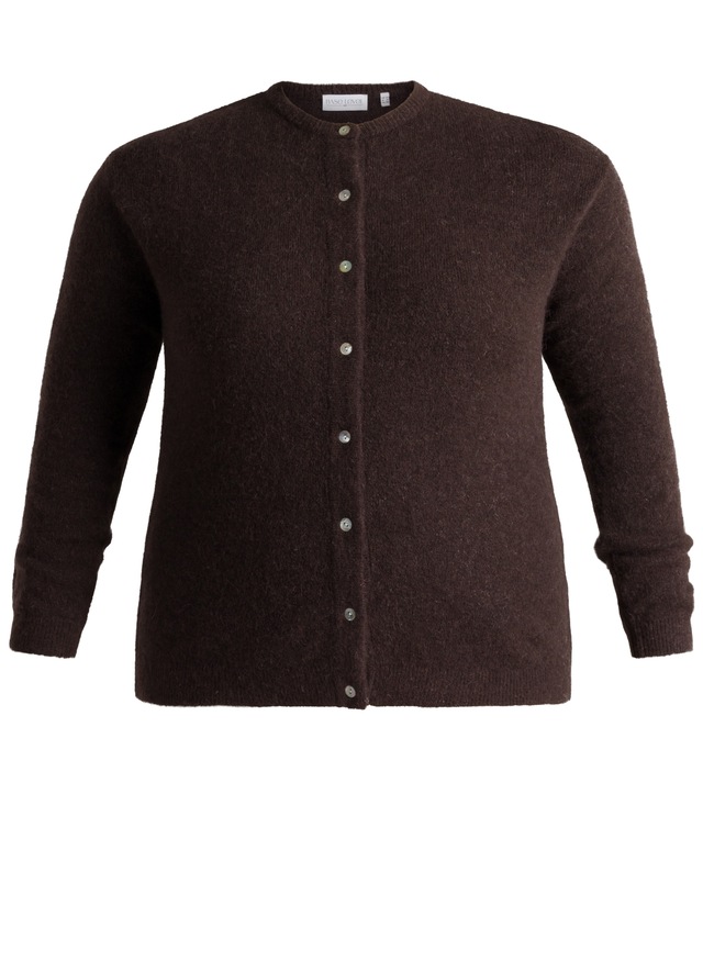 Base Level Curvy Cardigan »Yulia« mit Woll-Anteil und Knopfleiste
