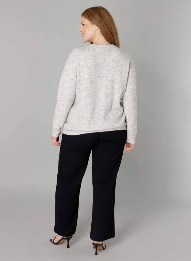 Base Level Curvy Cardigan »Yulia« mit Woll-Anteil und Knopfleiste