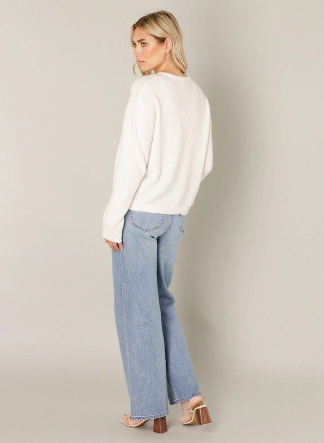 Base Level Cardigan »Yuli« mit Woll-Anteil und Knopfleiste