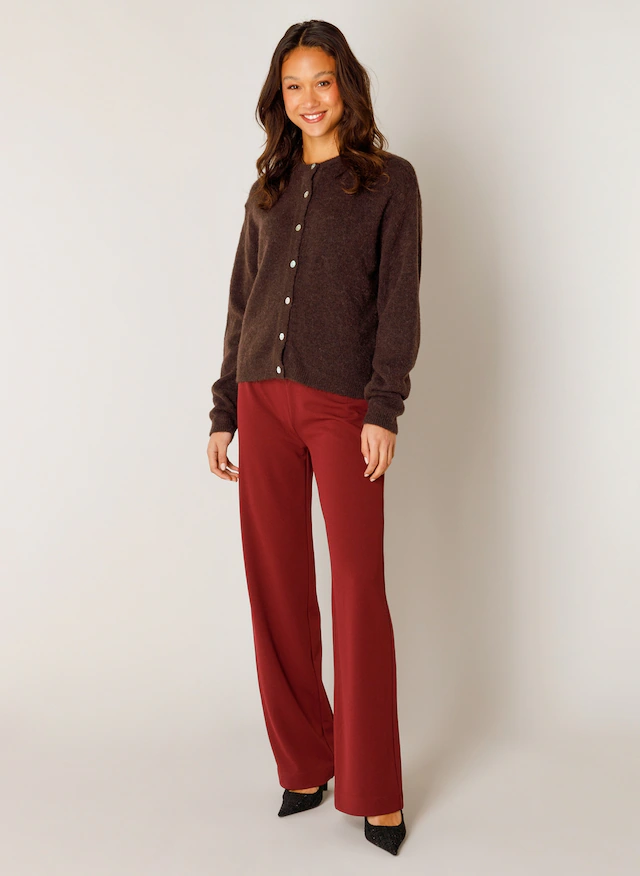 Base Level Cardigan »Yuli« mit Woll-Anteil und Knopfleiste