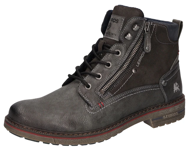 LERROS Schnürboots Schnürboots, mit seitlichem Reißverschluss