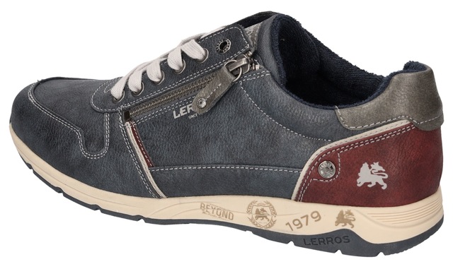 LERROS Sneaker Schnürschuh, Freizeitschuh, Halbschuh mit Reißverschluss