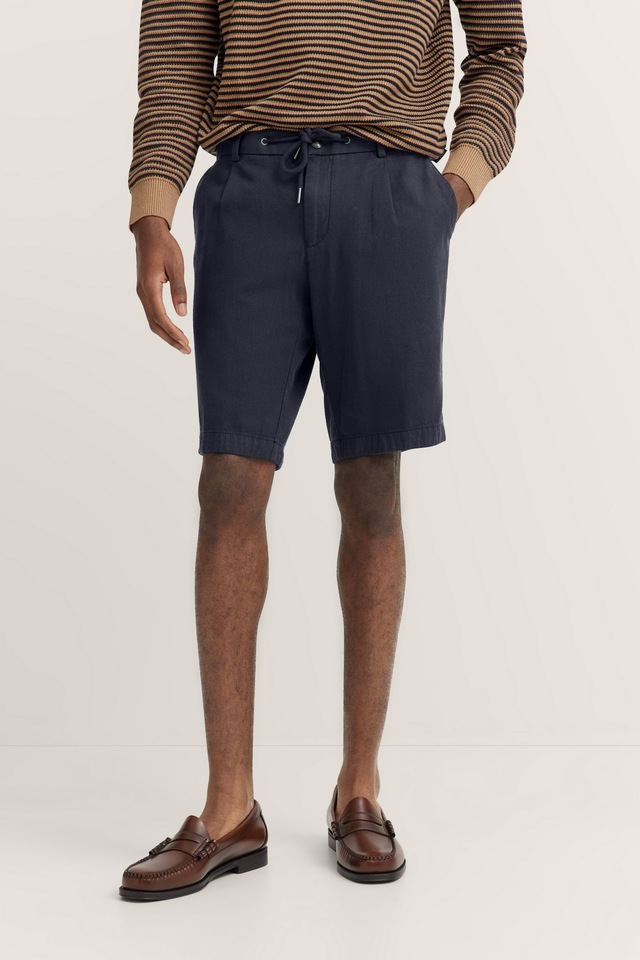 bugatti Bermudas aus Baumwoll-Leinen-Mix