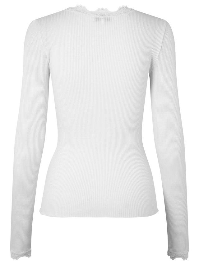 rosemunde Longsleeve »Babette silk shirt mit Seide« Langarm, mit Spitze, feminin, bequem, Seidenmix