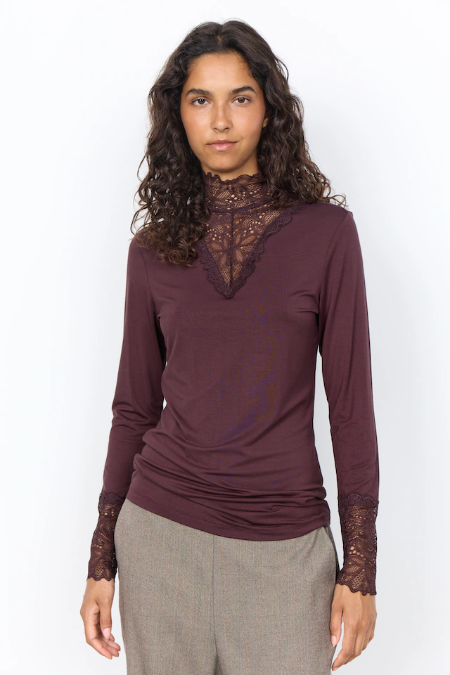 soyaconcept Spitzenshirt »SC-MARICA 20« Viskosemischung