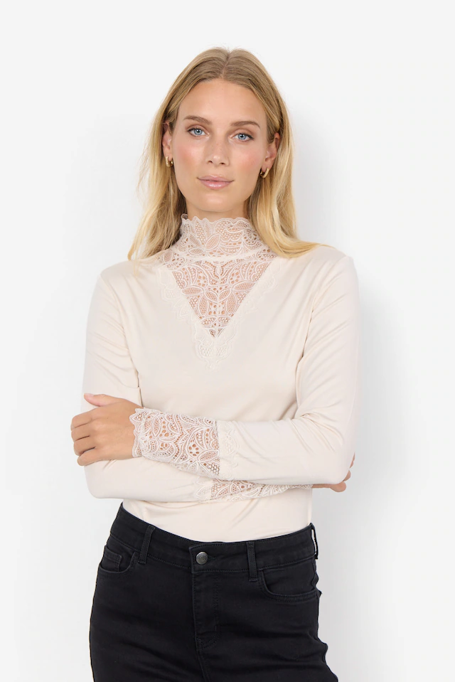 soyaconcept Spitzenshirt »SC-MARICA 20« Viskosemischung