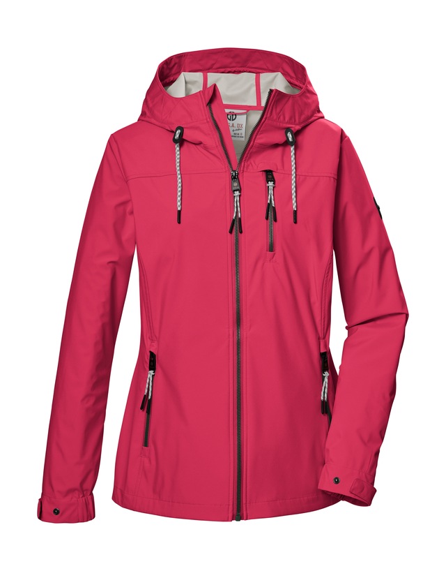 G.I.G.A. DX by killtec Softshelljacke »GS 74 WMN SFTSHLL JCKT« Damen Softshelljacke, wasserabweisend, winddicht, pflanzenbasiert