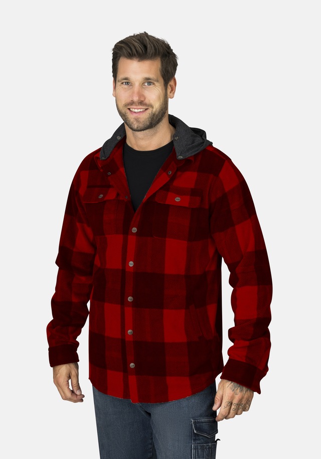 HERO by John Medoox Kapuzenhemd »HUNTER Workwear Arbeitshemd mit Kapuze« Arbeitshemd mit Kapuze Funktionsqualität für Herren