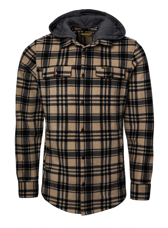 HERO by John Medoox Kapuzenhemd »HUNTER Workwear Arbeitshemd mit Kapuze« Arbeitshemd mit Kapuze Funktionsqualität für Herren