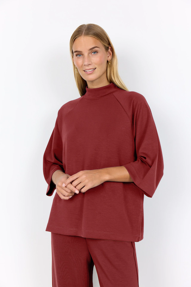 soyaconcept 3/4-Arm-Shirt »SC-BANU 261« Viskosemischung