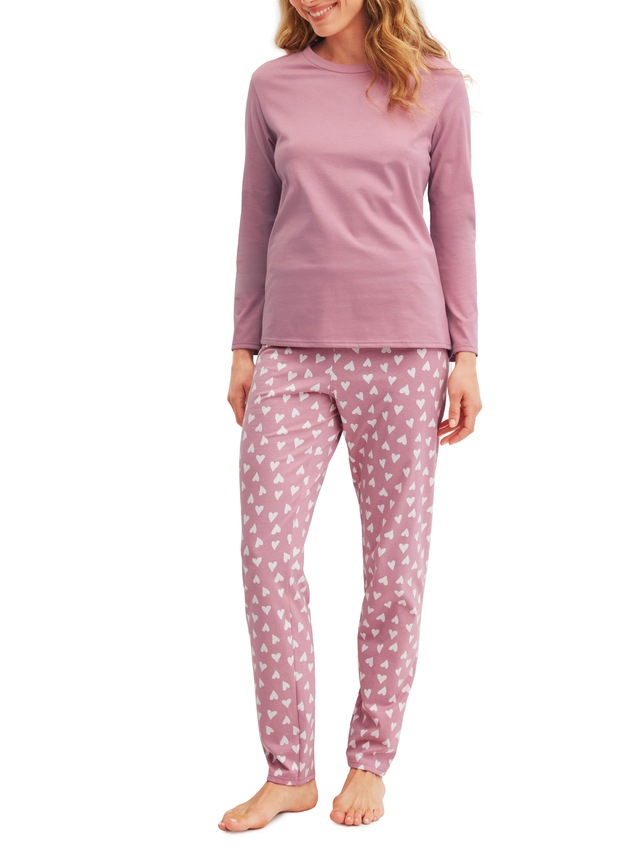 CALIDA Schlafanzug »Cotton Special« 2 tlg. Langarm, bequem, Baumwolle, Rundhals-Ausschnitt