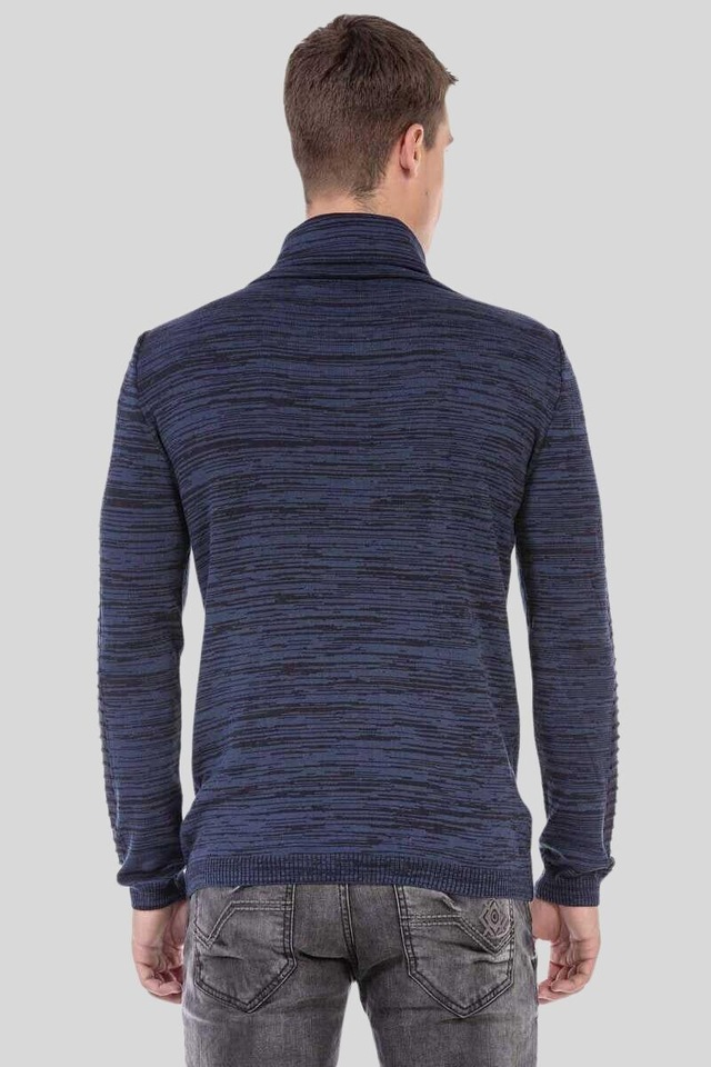 Cipo & Baxx Schalkragenpullover »Pullover« 1 Stk. mit Schalkragen