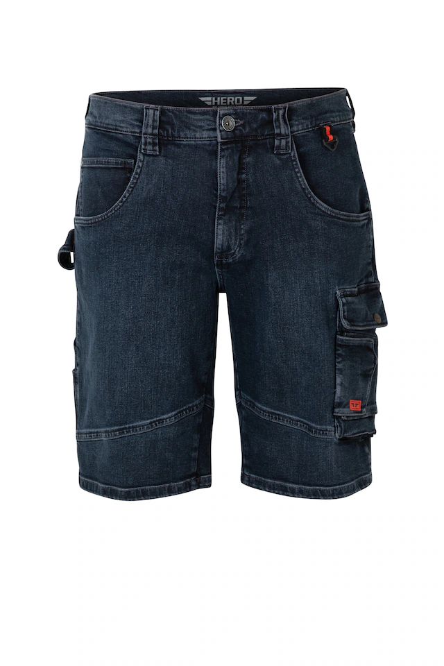 HERO by John Medoox Workerjeans »LUCAN Denim Workwear Arbeits-Cargoshorts Jeans« Arbeits-Cargoshorts Jeans Denim / Jeansfür Herren
