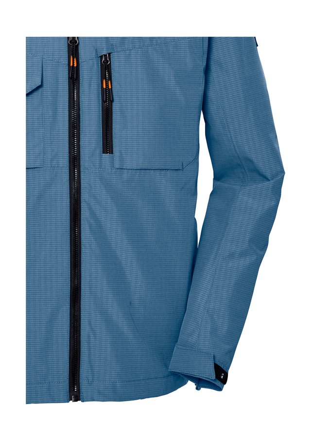 Killtec Funktionsjacke »KOS 140 BYS JCKT« Wasserdichte Kids-Jacke mit verstellbarer Kapuze und Saum