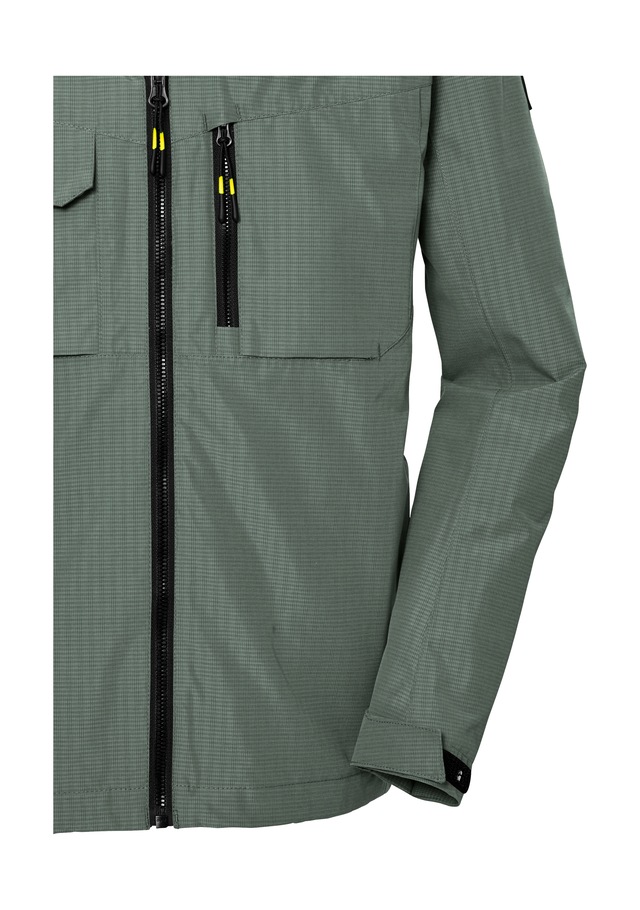 Killtec Funktionsjacke »KOS 140 BYS JCKT« Wasserdichte Kids-Jacke mit verstellbarer Kapuze und Saum