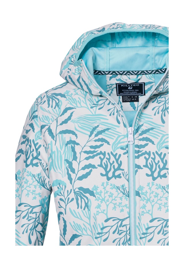 Killtec Softshelljacke »KOS 56 WMN SFTSHLL JCKT« Wasserabweisende, winddichte Softshelljacke mit floralem Print