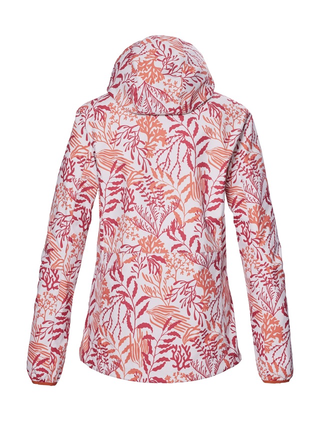 Killtec Softshelljacke »KOS 56 WMN SFTSHLL JCKT« Wasserabweisende, winddichte Softshelljacke mit floralem Print
