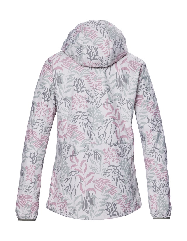 Killtec Softshelljacke »KOS 56 WMN SFTSHLL JCKT« Wasserabweisende, winddichte Softshelljacke mit floralem Print