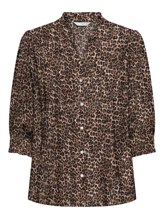 ONLY CARMAKOMA Druckbluse »CARRAYA 3/4 SHIRT WVN NOOS« Viskose, regular fit