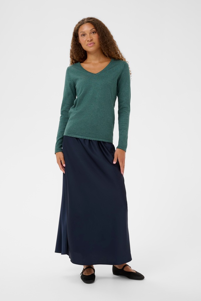 Saint Tropez Strickpullover »MilaSZ LS V-Neck Pullover« Viskosemischung, Regular fit