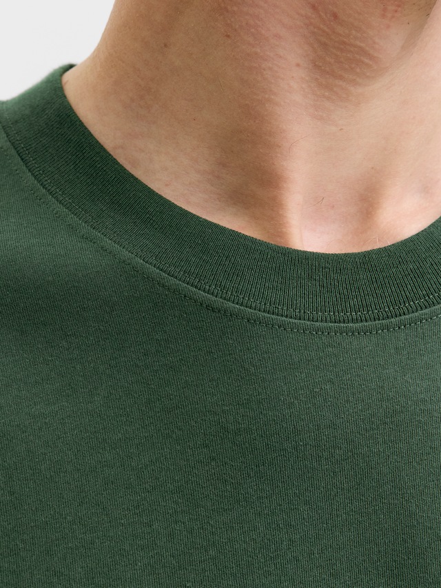 Jack & Jones Rundhalsshirt »JORNORREBRO EMB TEE SS CREW NECK NOOS« Baumwolle, locker geschnitten