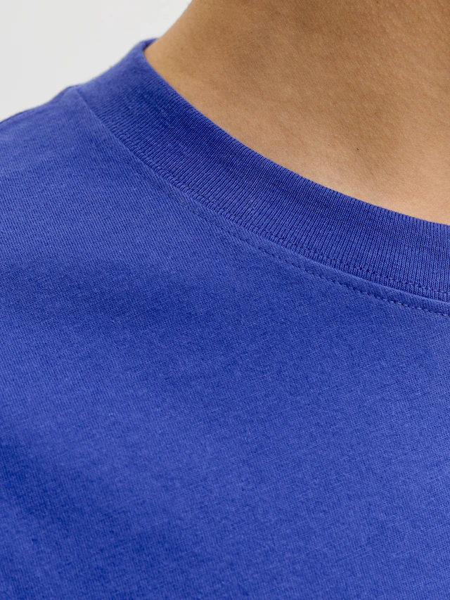 Jack & Jones Rundhalsshirt »JORNORREBRO EMB TEE SS CREW NECK NOOS« Baumwolle, locker geschnitten