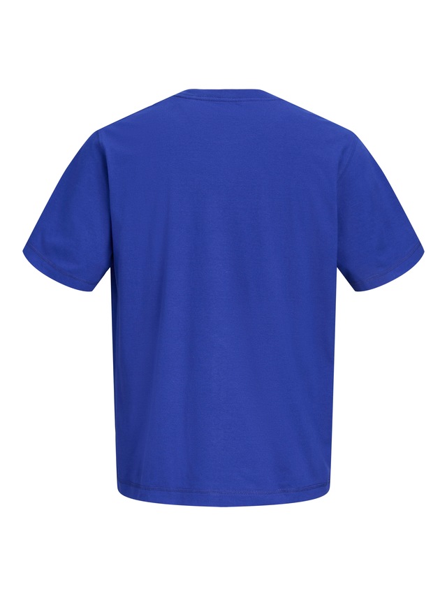 Jack & Jones Rundhalsshirt »JORNORREBRO EMB TEE SS CREW NECK NOOS« Baumwolle, locker geschnitten