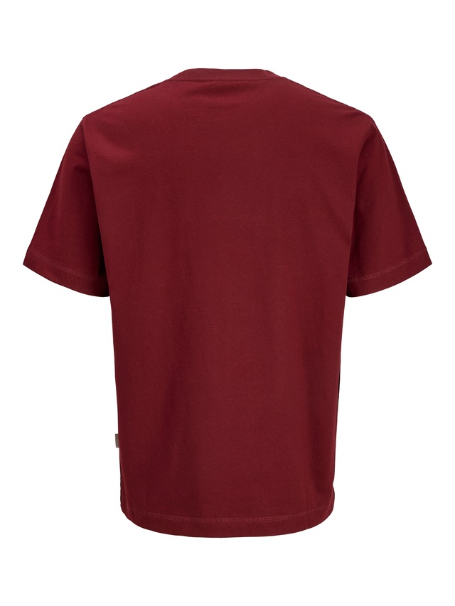 Jack & Jones Rundhalsshirt »JORNORREBRO EMB TEE SS CREW NECK NOOS« Baumwolle, locker geschnitten