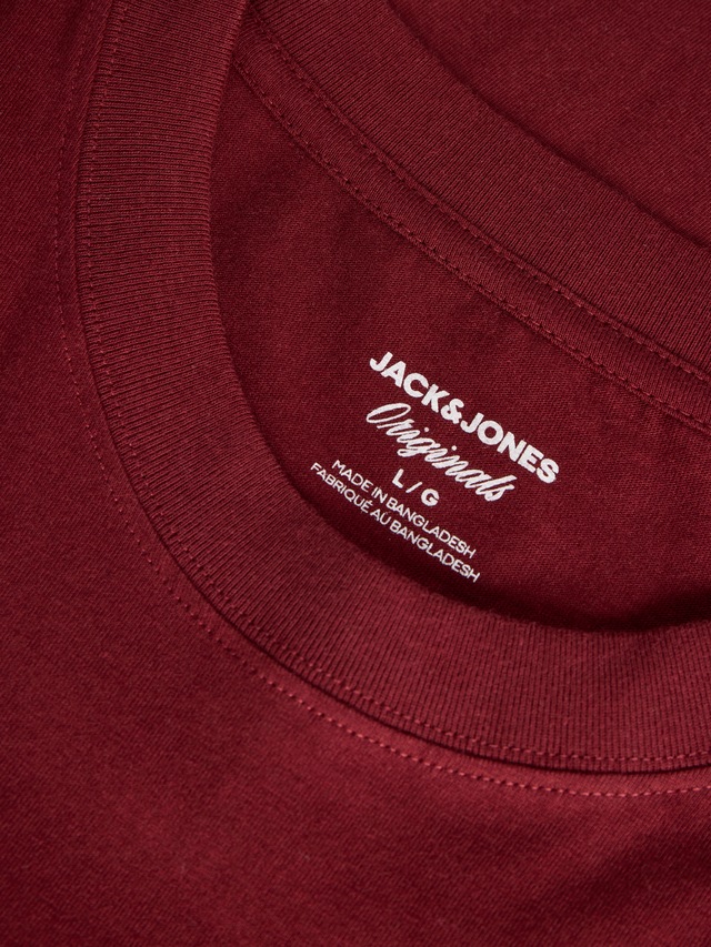 Jack & Jones Rundhalsshirt »JORNORREBRO EMB TEE SS CREW NECK NOOS« Baumwolle, locker geschnitten