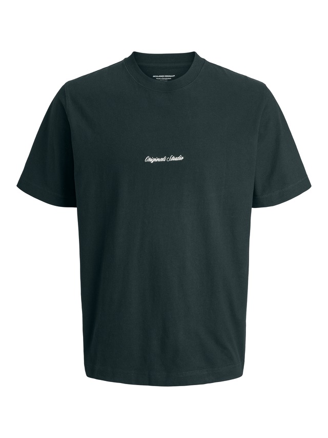 Jack & Jones Rundhalsshirt »JORNORREBRO EMB TEE SS CREW NECK NOOS« Baumwolle, locker geschnitten