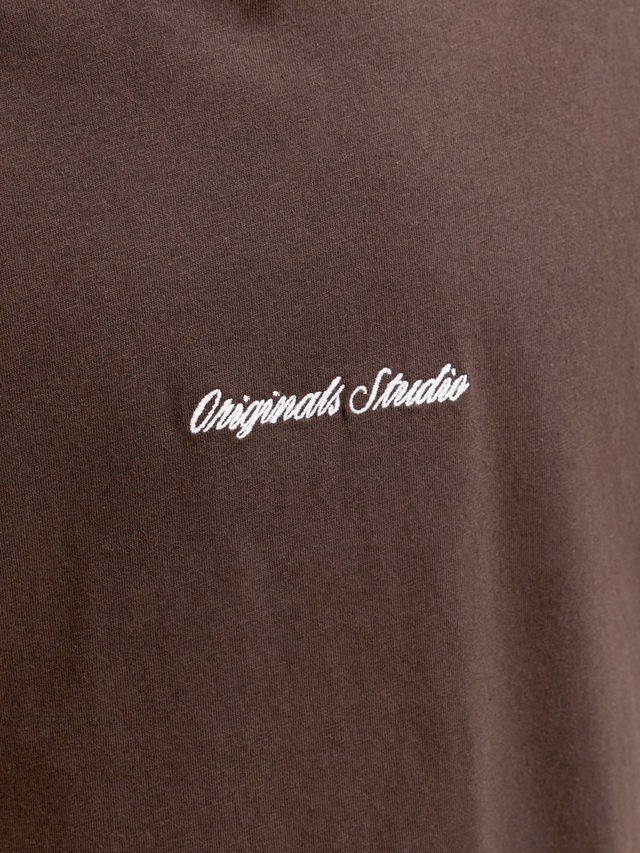 Jack & Jones Rundhalsshirt »JORNORREBRO EMB TEE SS CREW NECK NOOS« Baumwolle, locker geschnitten